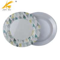 100% melamine round plate A5  high quality chinese  melamine tableware plate