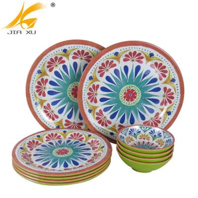 100% melamine dinnerware set wholesale A5 high quality new design tableware set