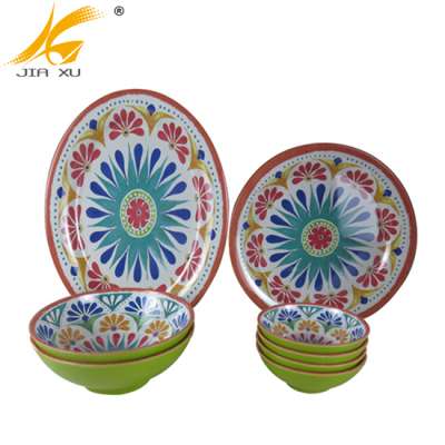 100% melamine dinnerware set wholesale A5 high quality new design tableware set